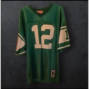 Mitchell & Ness Joe Namath New York Jets 1968 Legacy Throwback Jersey Grn XXL 52